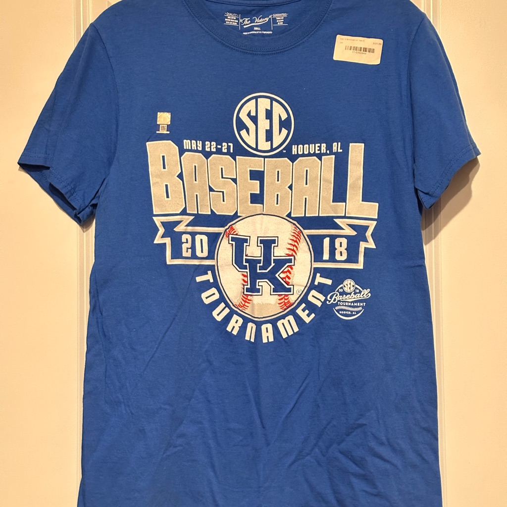 University Of Kentucky Blue Sec Baseball Tournament Short Sleeve Tee
